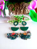 E0444_Trendy Crafted danglers with a touch of fabric (long hanging).
