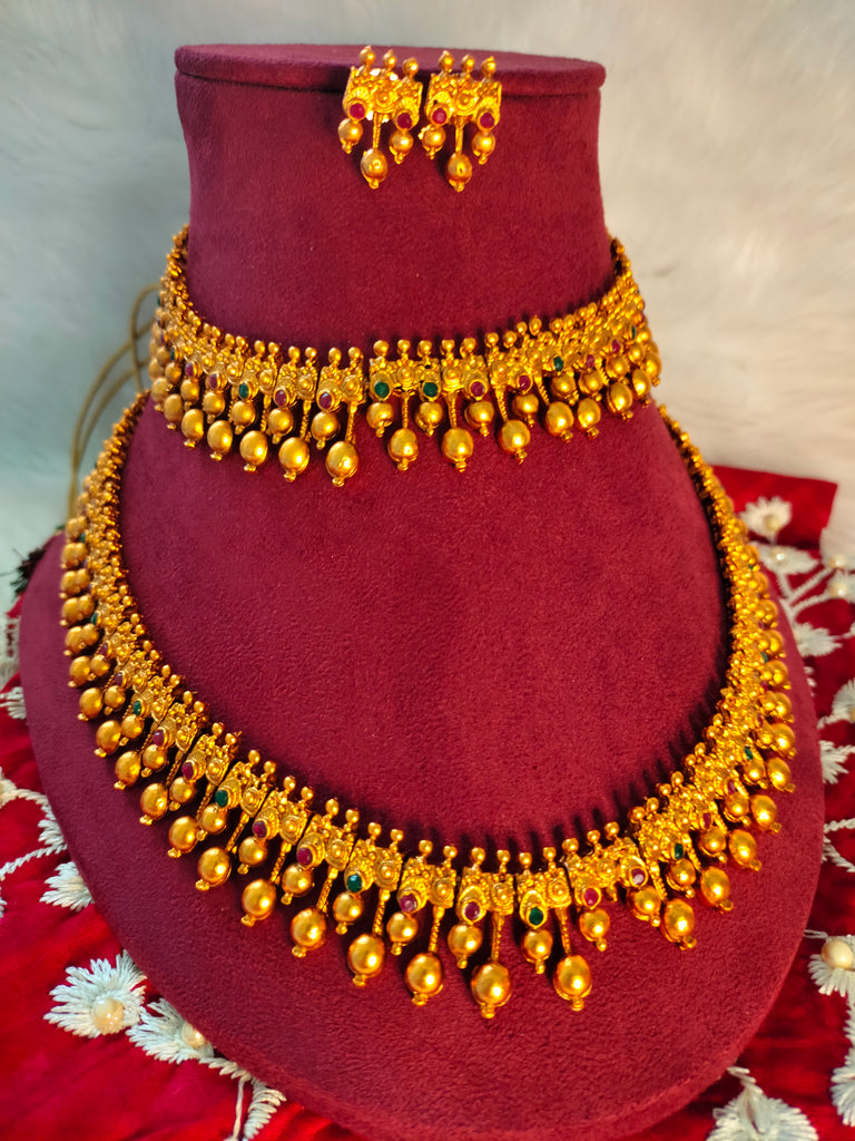 Gold discount polish necklace