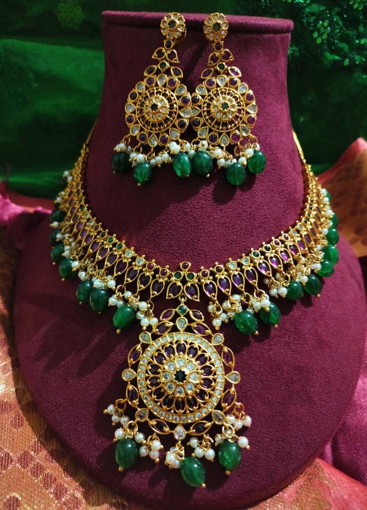 Ruby gold set designs deals