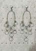 Stand-out dangler with beautiful black metal design.