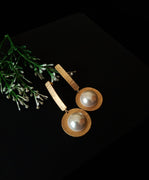 E0475_Trendy pearl earring(medium size)