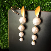 E0479_Trendy pearl drop earring(medium size hanging)