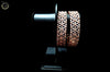 B018_Classy Style Rose Gold American Diamond studded Bangles set of 2