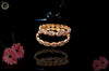 B032_S_Classy Style Rose Gold bangle studded with American Diamond stones.