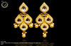 BN01_Classy Style Stunning Kundan round centre bridal necklace set with yellow pearl drops