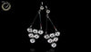 E0338_Classy Combo vibrant earrings with a touch of stones.