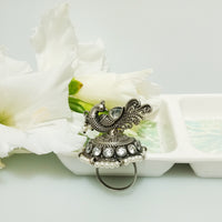 E0217_Premium Oxidized Classy Finger Ring.