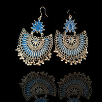 E0340_ Combo German silver Oxidized earrings.