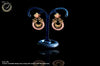 E02_Chandbali design fancy earring with touch of rose colored stones.