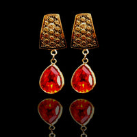E0338_Classy Combo vibrant earrings with a touch of stones.