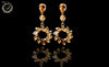 E0334_Classy Combo vibrant earrings with a touch of stones.