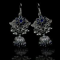 E0314_ Combo German silver Oxidized earrings.