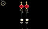 E0339_Classy Combo vibrant earrings with a touch of stones.
