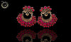 E0315_1  Combo German silver Oxidized earrings.