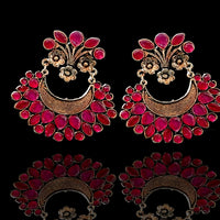 E0315_1  Combo German silver Oxidized earrings.
