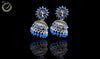 E0315_1  Combo German silver Oxidized earrings.