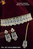 Elegant Necklace studded with American Diamond