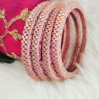 B0268_Gorgeous  design Bangles with delicate stone work and beautiful patterns