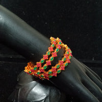 Elegant Bangle with premium quality base metal with Matte Gold Polish