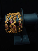 Elegant Bangle with premium quality base metal with Matte Gold Polish