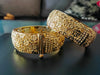 B02789-Micro Gold plated bangles.