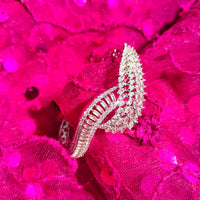 B0276_Designer bracelets studded with delicate work of american diamond stones.