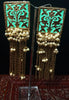 Classy earring with delicate work of pearl and  Meenakari work meant to put your fashion quotient higher .