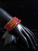 Traditional Vintage Style Gold colored Bangles for Women Set of 2 (2-6,2-8)