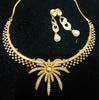 Elegant Necklace studded with American Diamond