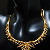 Elegant Necklace studded with American Diamond