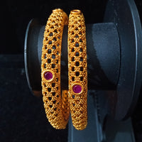 Elegant Bangle with premium quality base metal with Matte Gold Polish