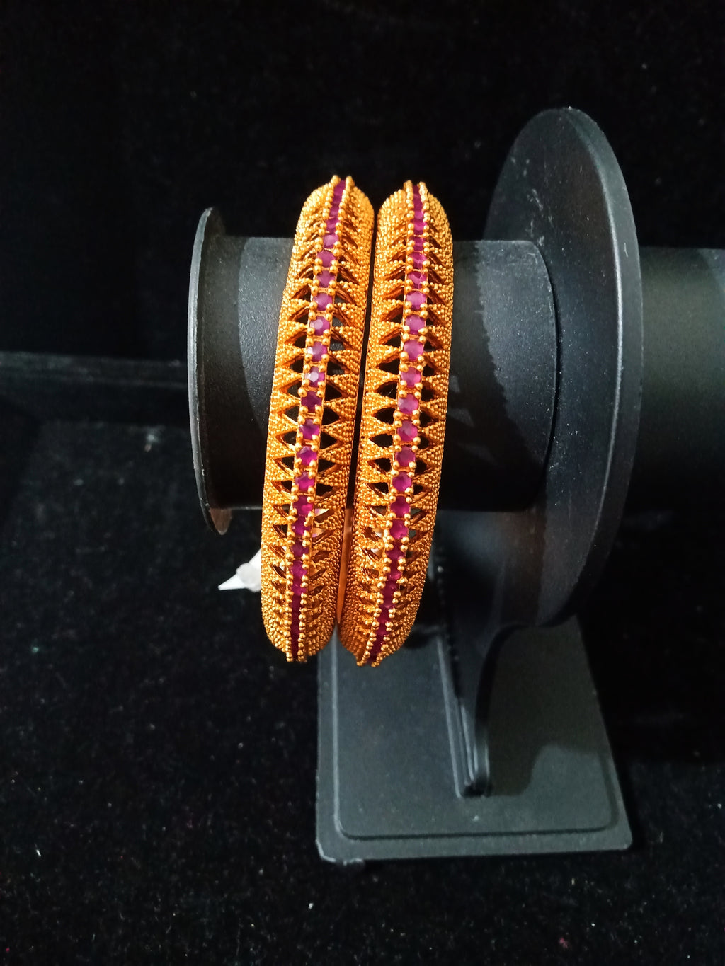 Elegant Bangle with premium quality base metal with Matte Gold Polish