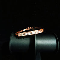Gorgeous Copper Rose gold colored Bracelet with Jarkan Stones Studded .