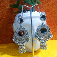 E0325_1 Combo German silver Oxidized earrings.