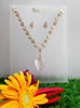 N088_Fancy  necklace set  with a touch of stones.