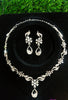 N097_Fancy necklace set studded  with a touch of stones.