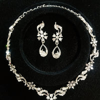N097_Fancy necklace set studded  with a touch of stones.