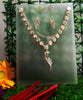 N096_Fancy necklace set with a touch of stones.