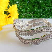 B080_Gorgeous  American diamond bangles .