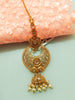 M02_Gorgeous American diamond studded Gold base color Maang Tika.