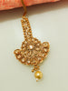 M04_Gorgeous American diamond studded Gold base color Maang Tika.