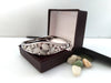 B0104_Elegant  metal base color  bracelet studded with  stones (Free size).