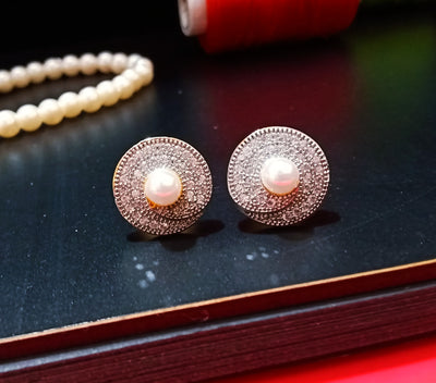 E0498_Premium American Diamond studded earring.