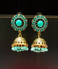 E0517_ Combo vibrant earrings with a touch of dazzling stones and beads.