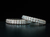 B052_ Classy Silver plated bangles studded with  American Diamond stones.