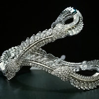 B080_Gorgeous  American diamond bangles .
