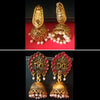 E0516_ Combo vibrant jumkas with a touch of dazzling stones and beads.