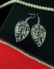 E0531_Classy combo German silver oxidized earrings.
