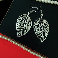 E0531_Classy combo German silver oxidized earrings.