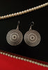 E0532_Classy combo German silver oxidized earrings.